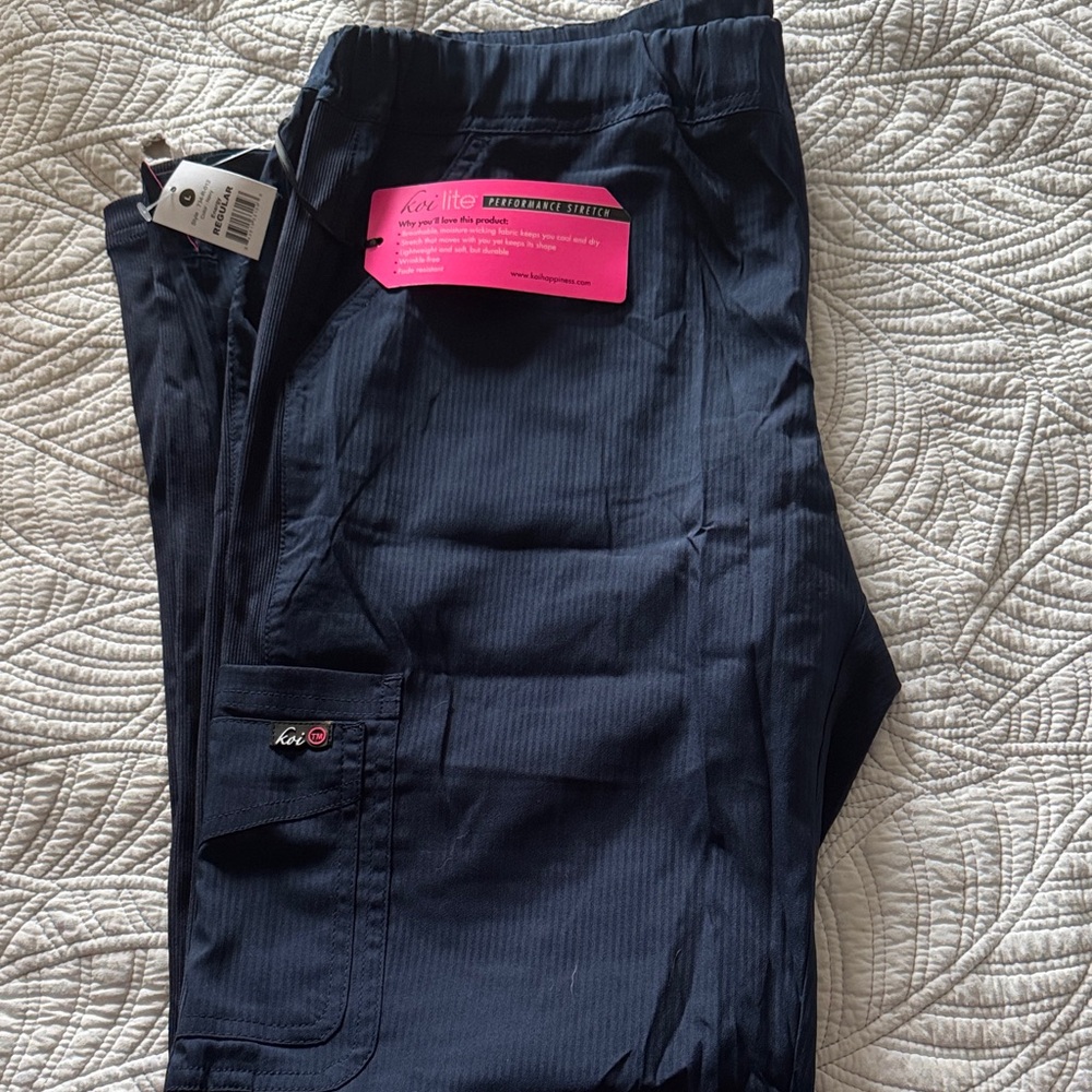 Koi Women’s Scrub Pants in Dark Blue